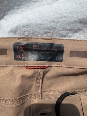 KETL Men's Tan Chinos - XL (35-37) inseam 32”